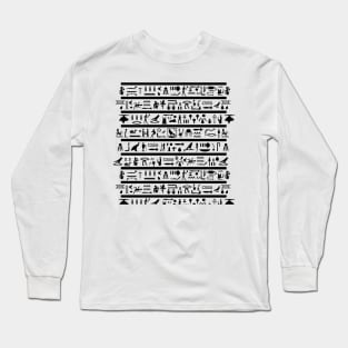 Egyptian Hieroglyphs Long Sleeve T-Shirt